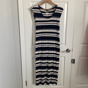 Lou & Grey maxi stripped dress size XS